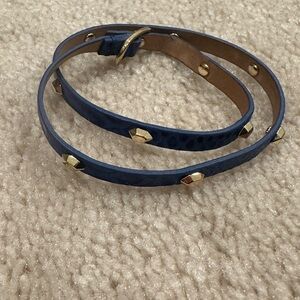Stella and Dot Blue Wrap Bracelet